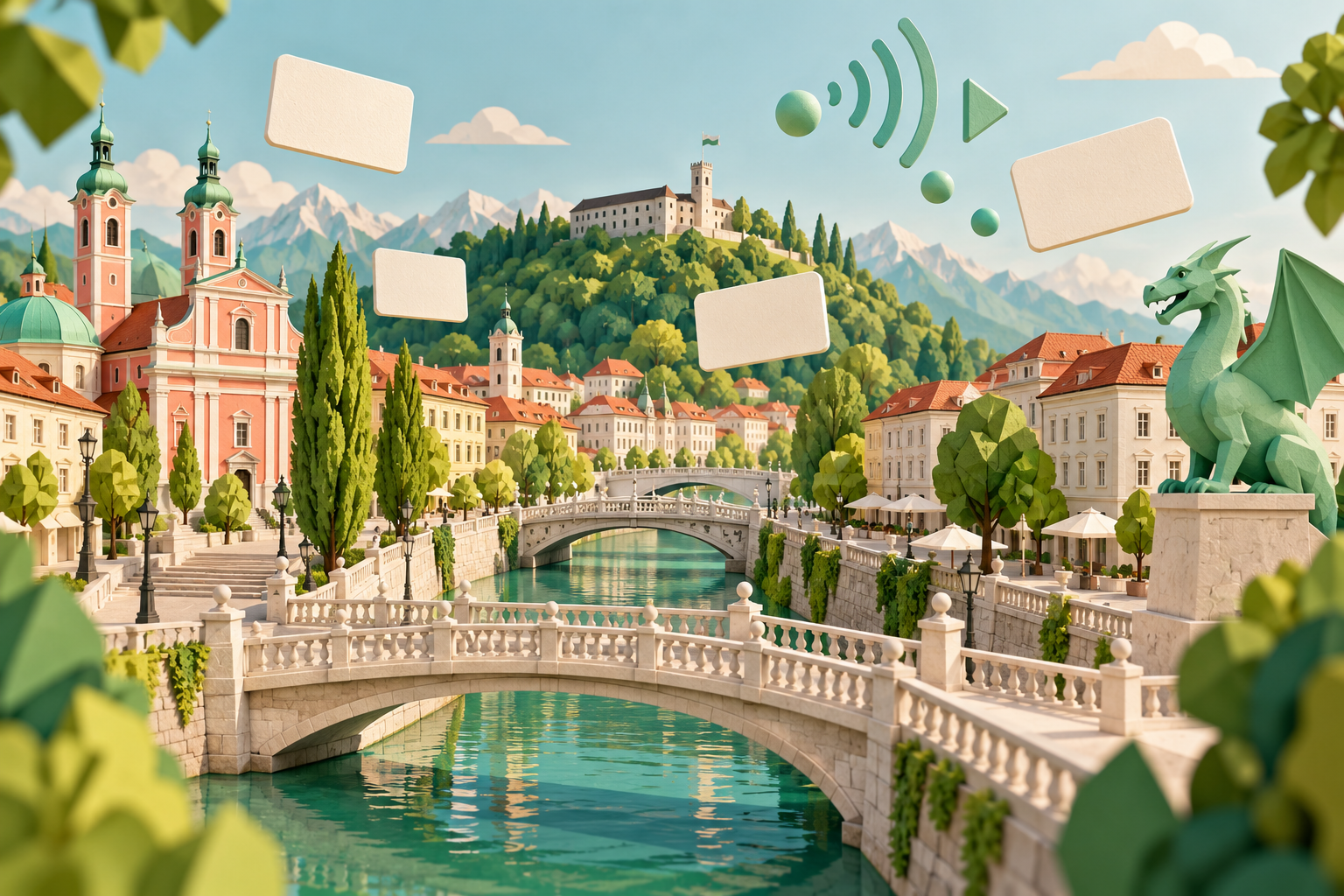 Slovenian App project illustration